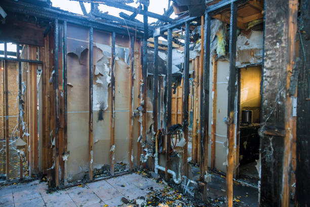 Professional Emergency Fire Cleanup technician working in West River, MD